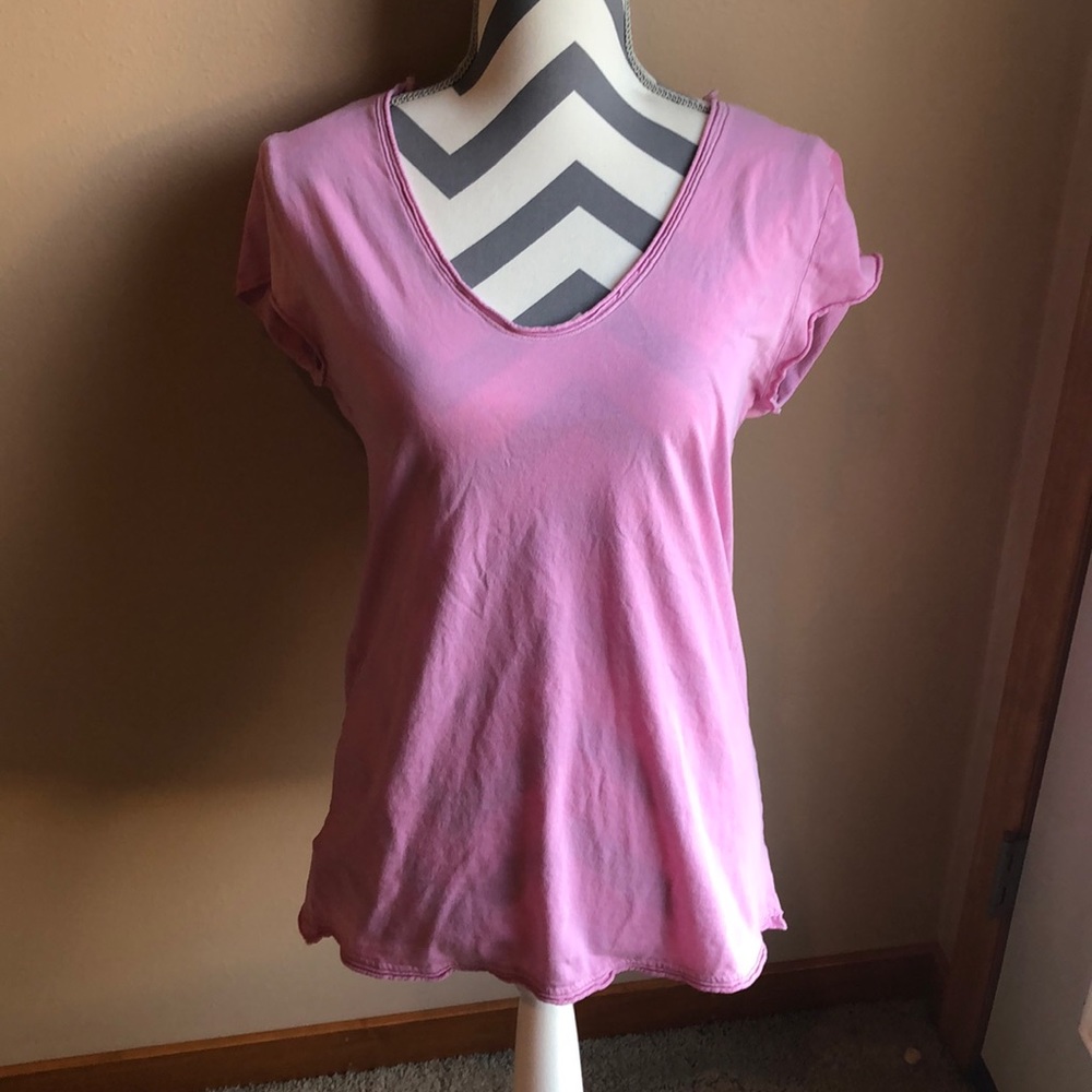 Pink large t-shirt type top by Loft